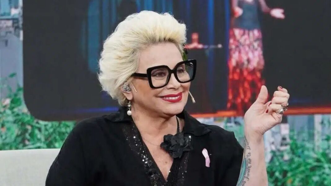 Carmen Barbieri en una entrevista hablando sobre su experiencia personal.