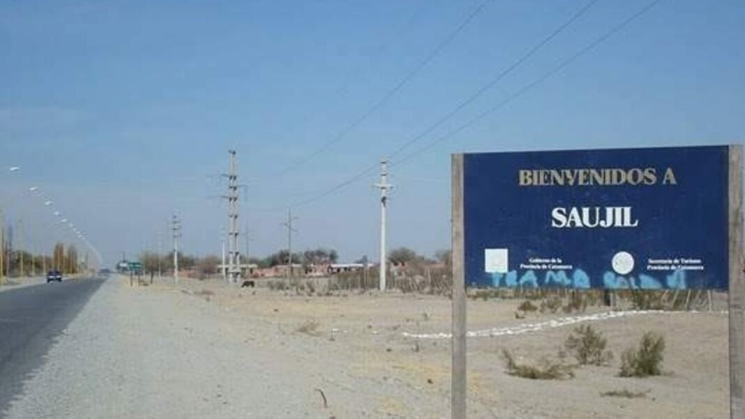 Badén sobre el río Rincón en Saujil, Catamarca