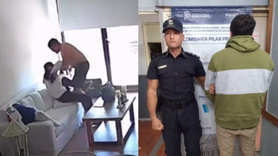 Detención de Federico Nicolás Balbuena por violencia de género en Pilar