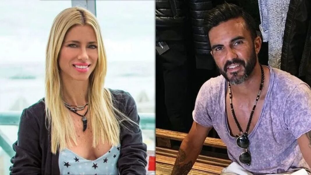 Fabián Cubero y Mica Viciconte en la fiesta de 15 de Allegra