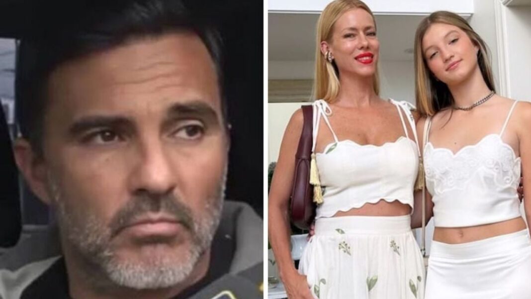 Fabián Cubero y Nicole Neumann en evento familiar