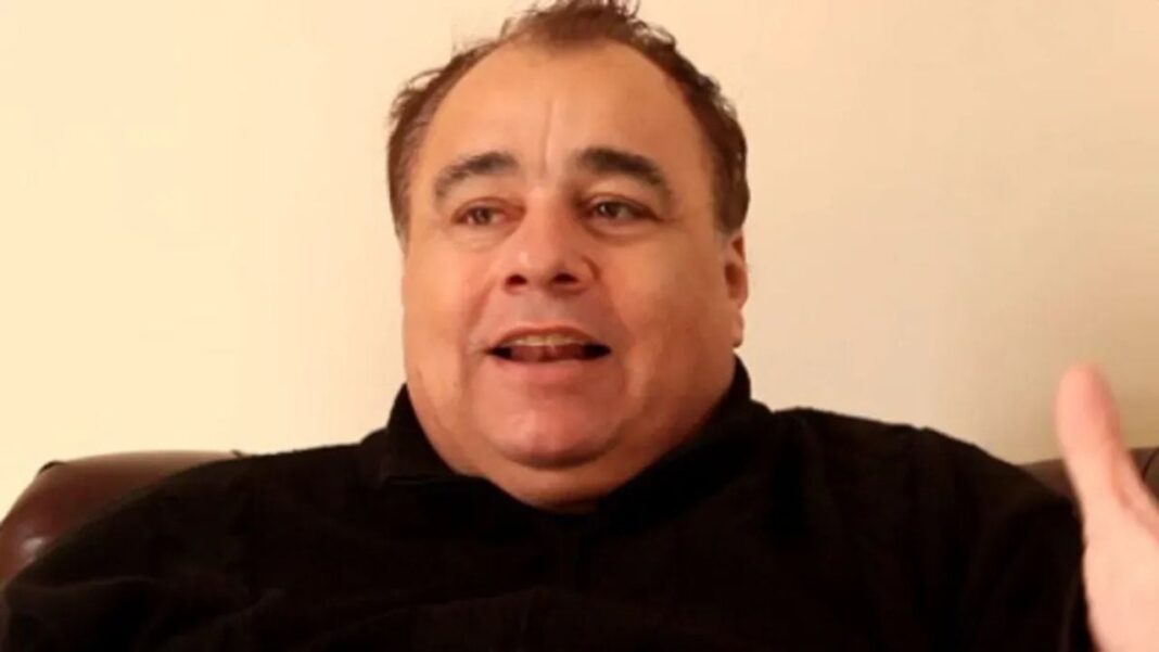 Horacio Carías, hermano de La Tota Santillán, durante una entrevista.