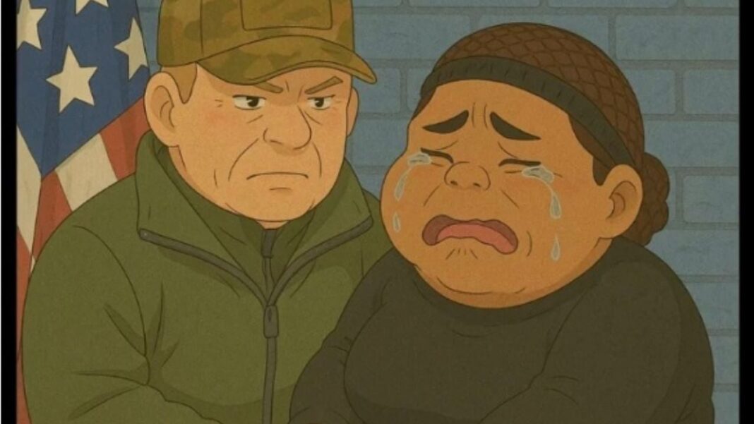 Ilustración de memes políticos en redes sociales con símbolos de debate y polarización