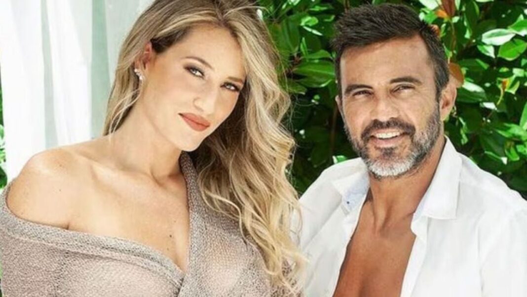 Mica Viciconte durante una entrevista en televisión