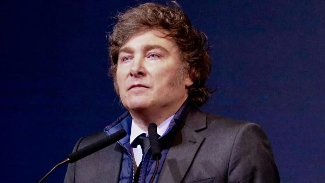 El presidente Javier Milei y el primer ministro israelí Benjamin Netanyahu durante una conferencia de prensa conjunta.