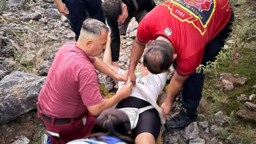 Operativo de rescate en zona montañosa cercana al Dique El Jumeal, Catamarca