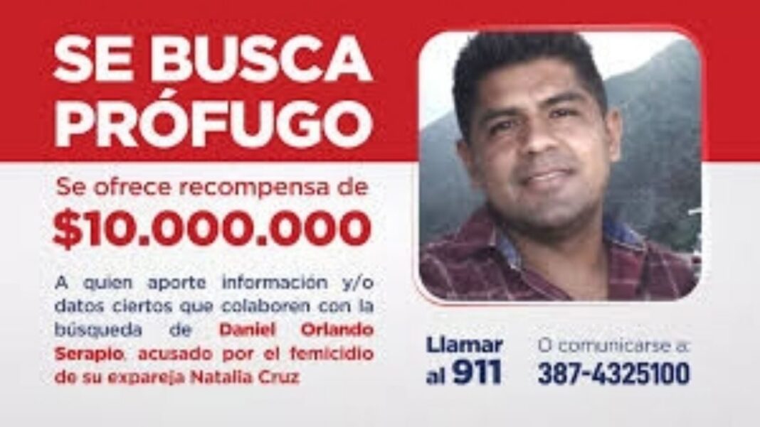 Ilustración referente a búsqueda y recompensa por prófugo en Salta