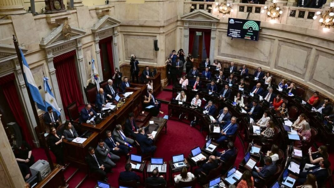Senado de la Nación Argentina en sesión