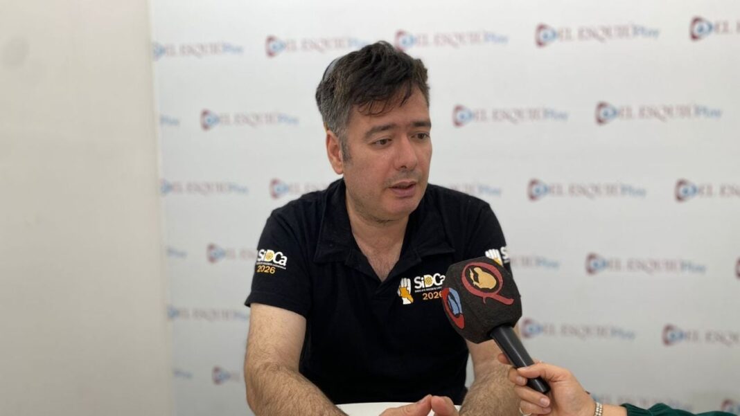 Sergio Guillamondegui, secretario general del SIDCA, durante una entrevista.