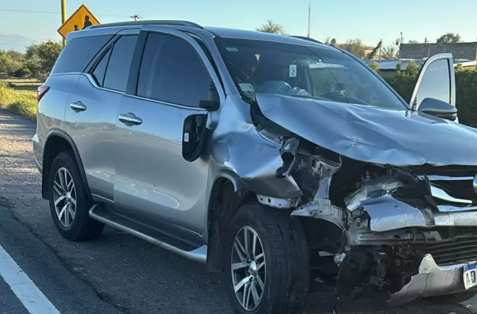 Ruta Nacional 60 a la altura de San Martín, departamento Capayán, lugar del accidente.