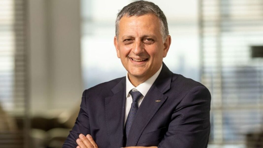 Horacio Marín, presidente de YPF, durante una conferencia sobre energía.