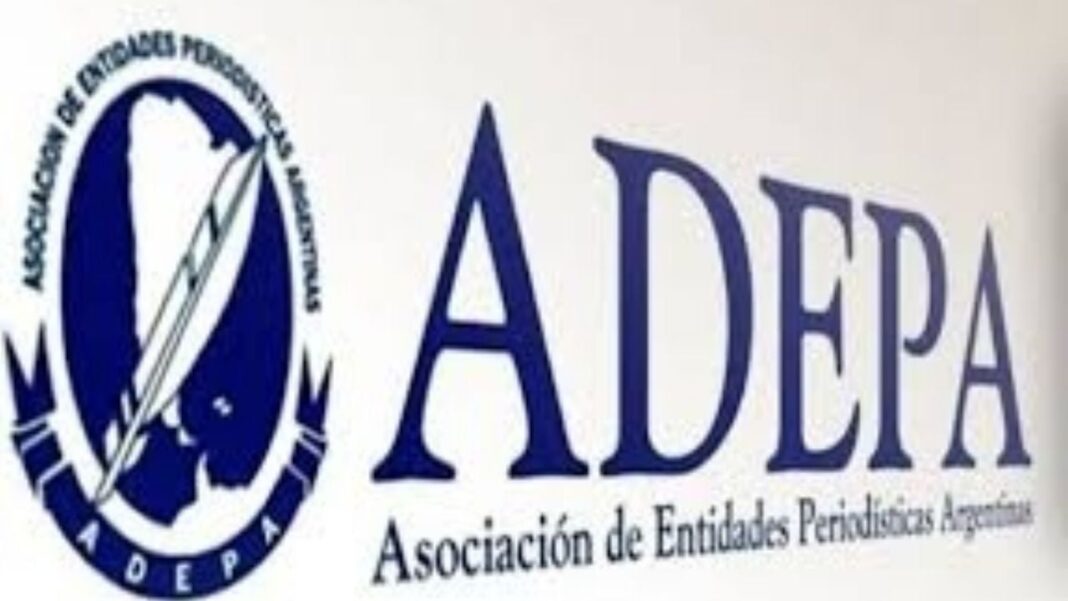 Logotipo de ADEPA en el Día de la Libertad de Prensa