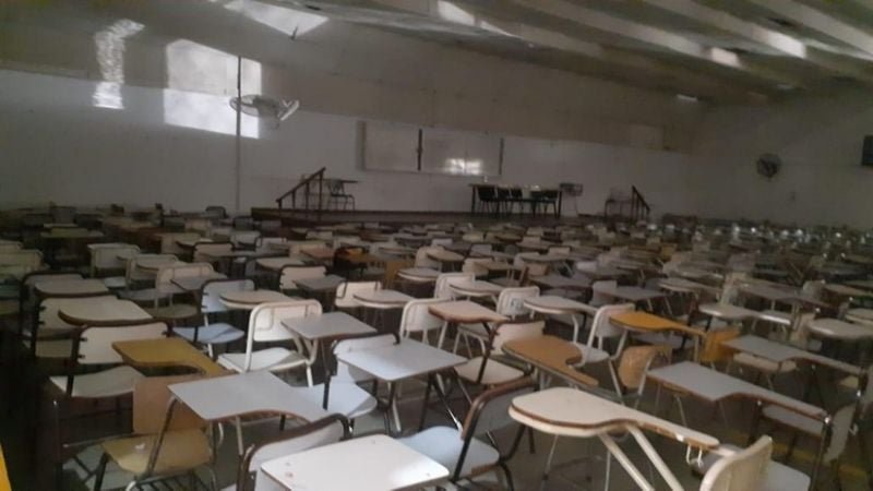 Docentes universitarios en protesta