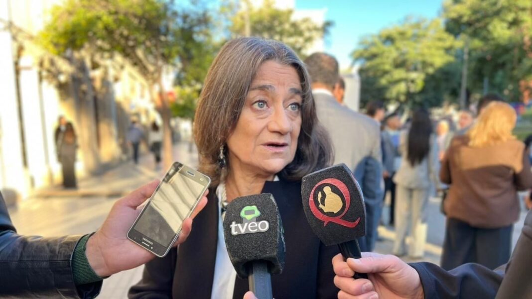 Lucía Corpacci en el Senado de la Nación