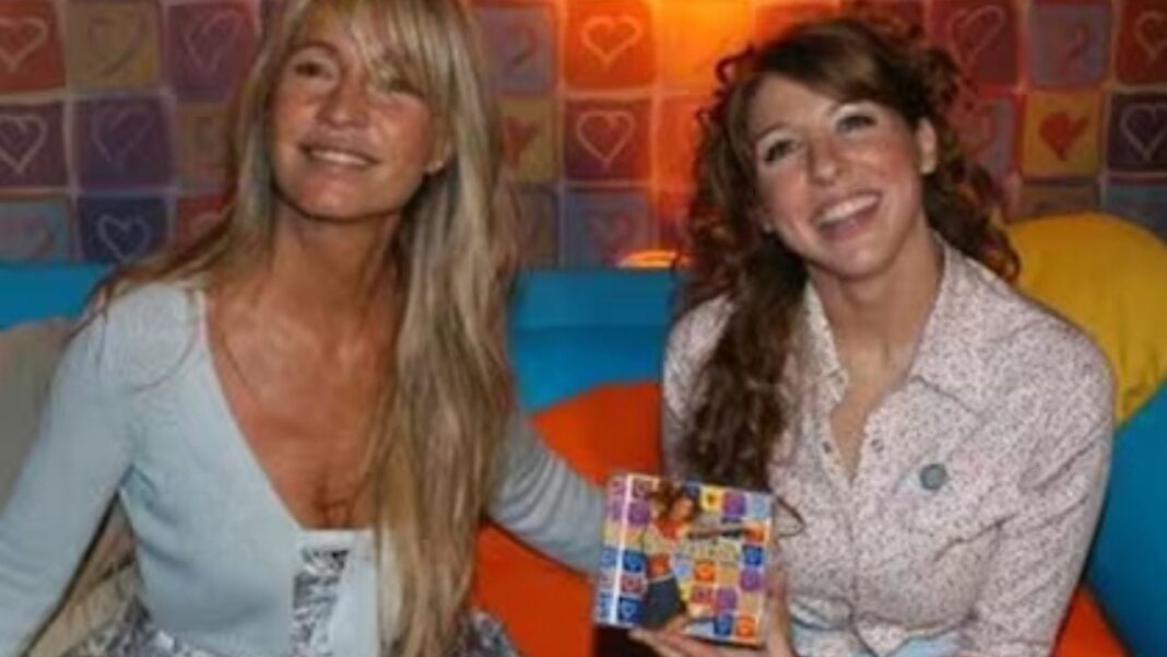 Cris Morena y Flor Bertotti en fotos de archivo