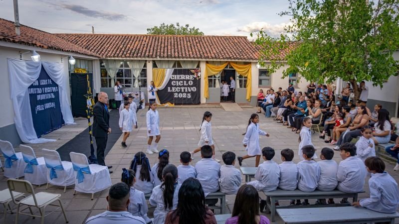 Edificio de la Escuela N° 443 en La Falda de San Antonio