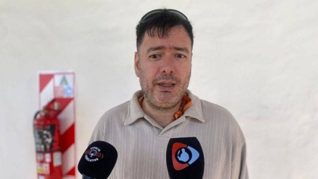 Sergio Guillamondegui, secretario general del gremio Sidca, en declaraciones sobre educación en Catamarca