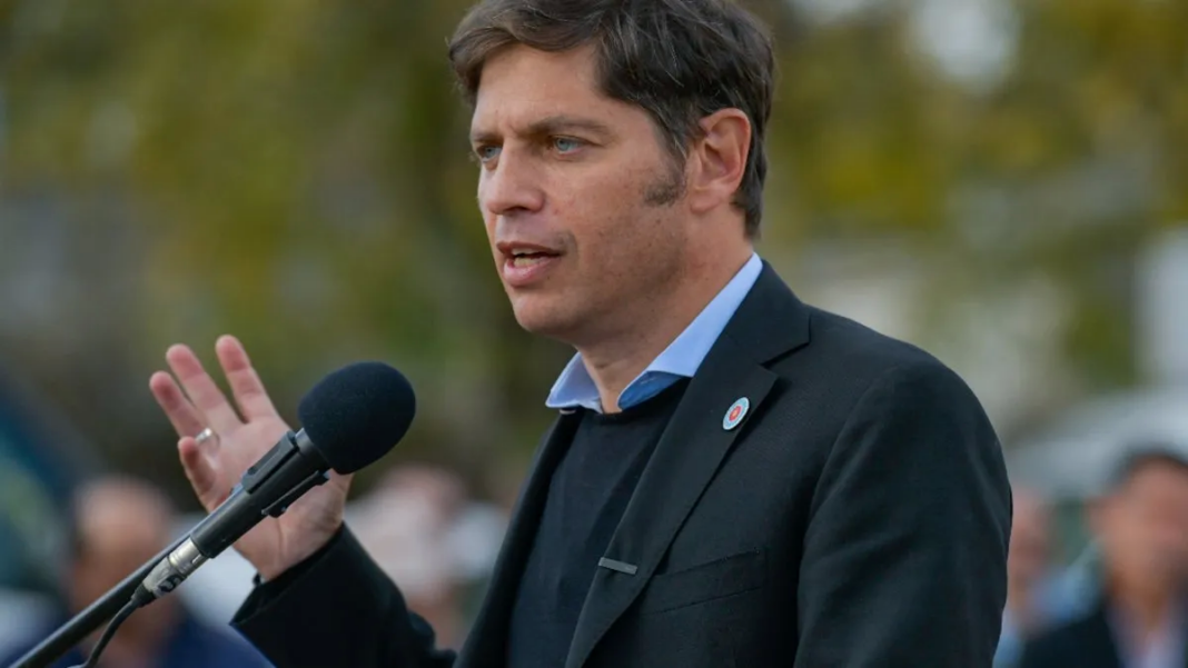 Axel Kicillof en conferencia de prensa