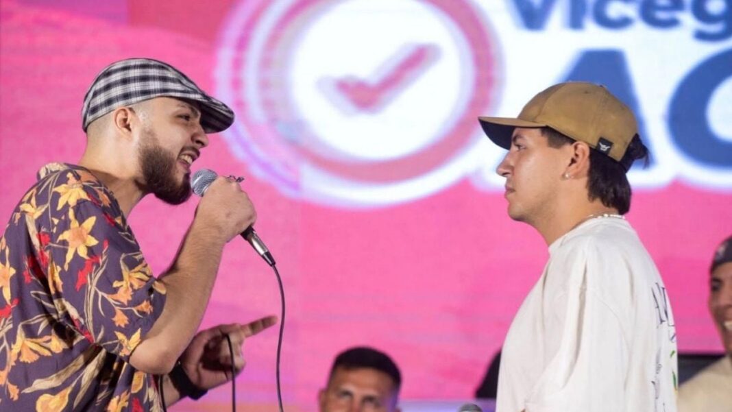 Evento Liga Freestyle Catamarca en Tinogasta con rimas y básquet