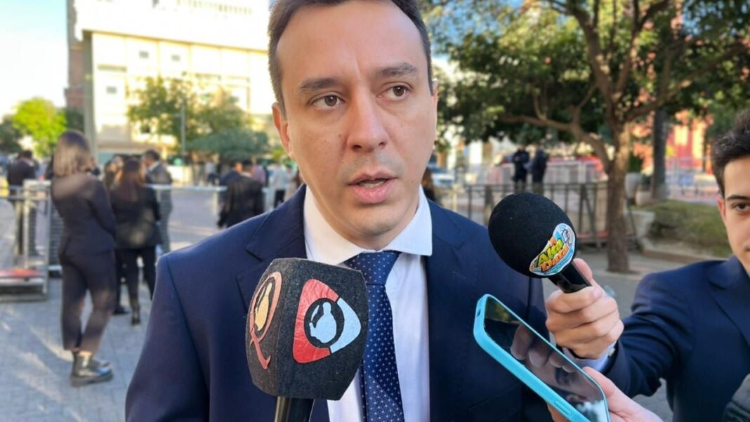 Diputado nacional Fernando Monguillot en entrevista sobre rutas nacionales en Catamarca