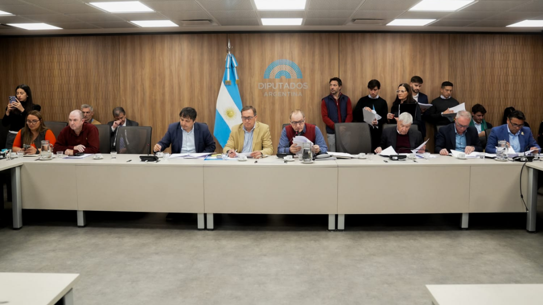 Sebastián Nóblega en la Comisión de Obras Públicas de la Cámara de Diputados