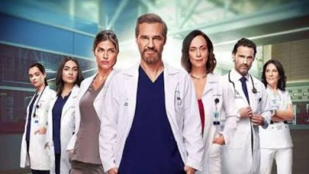 Escena de la serie DOC en Netflix con Juan Pablo Medina como Andrés Ferrara