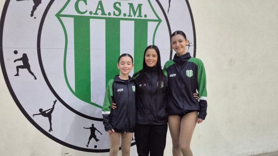 Patinadoras catamarqueñas entrenando para el Panamericano de Patín Artístico