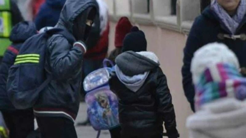 Escuela de Período Especial en Catamarca durante el invierno