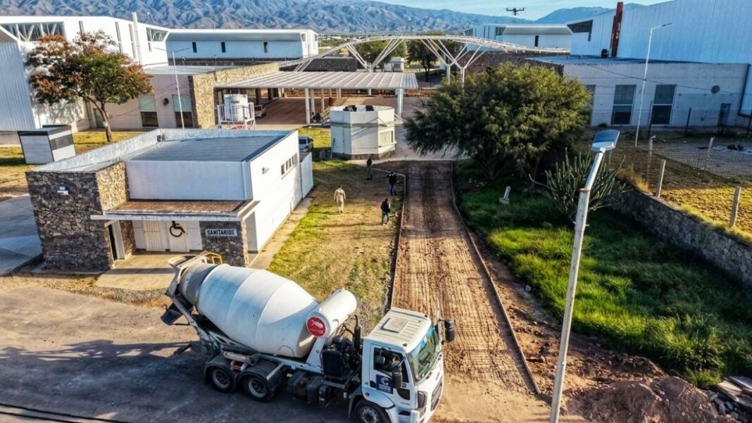 Vista del Predio Ferial de Catamarca con obras de renovación