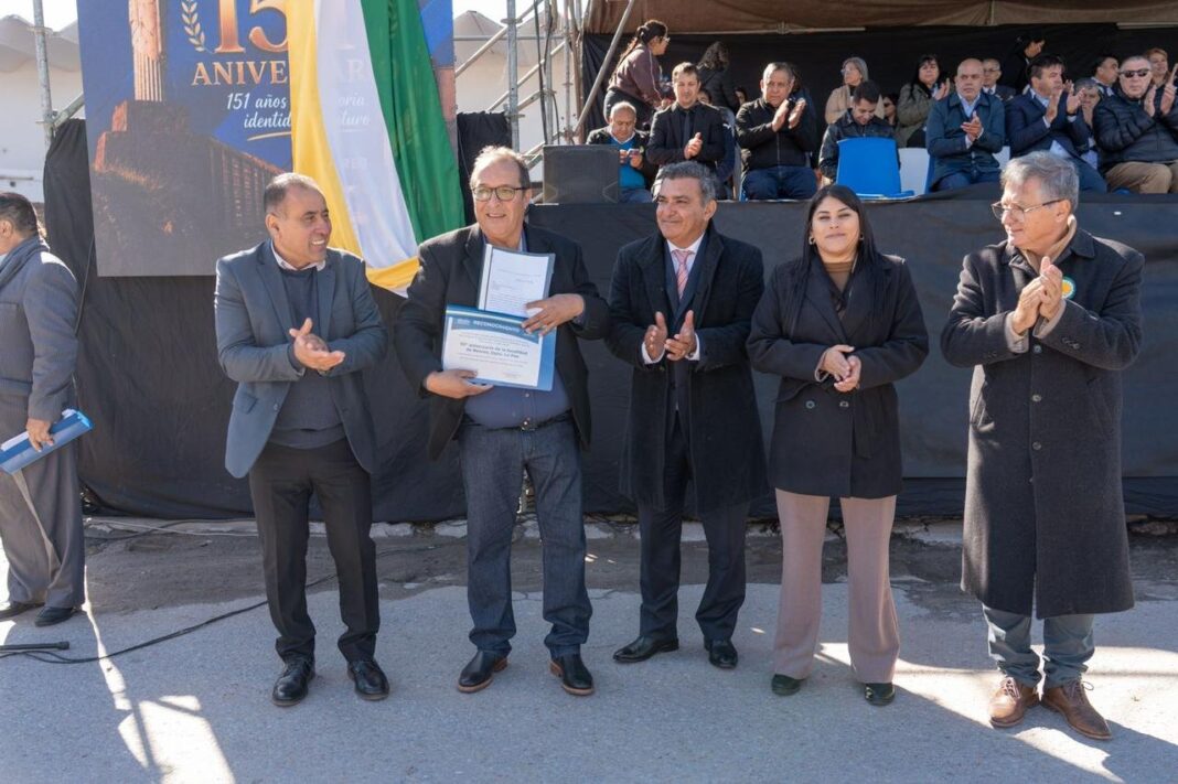 Acto protocolar por el 151° aniversario de Recreo