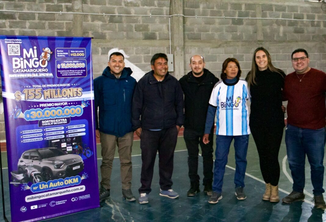 Presentación del Bingo Catamarqueño Mundialista en localidades de la puna y el oeste provincial