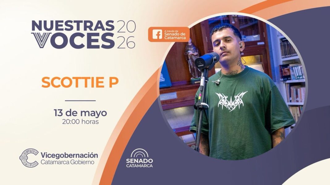Scottie P. en el ciclo Nuestras Voces desde la Biblioteca del Senado de Catamarca