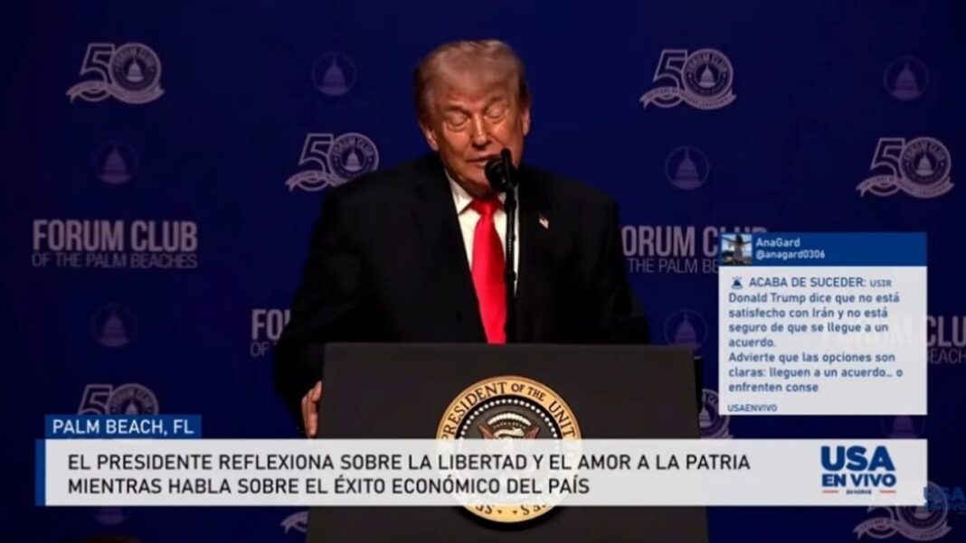 Bandera de Estados Unidos y de Irán en un contexto de conflicto diplomático