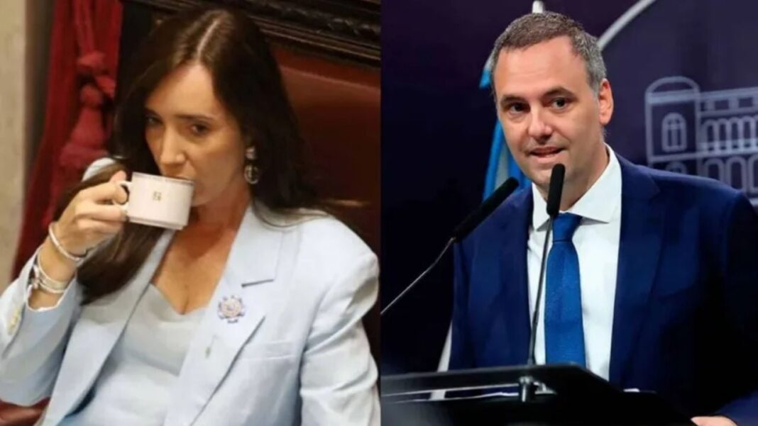 Victoria Villarruel en un acto público