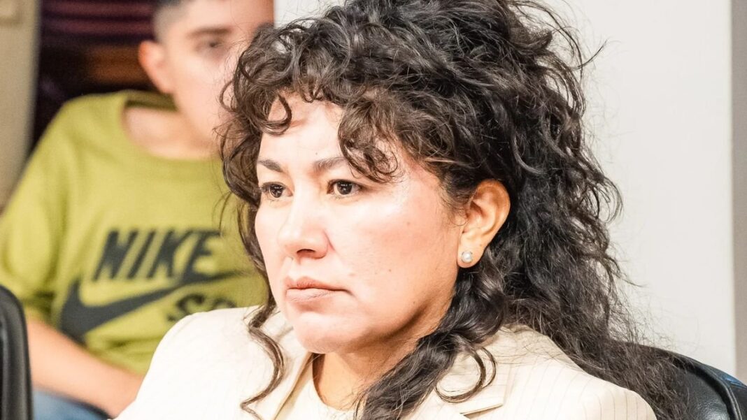 Diputada Alba Aguirre en recorrida por Santa María