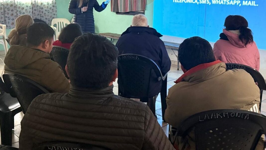 Oficina móvil de ANSES en un barrio de Catamarca