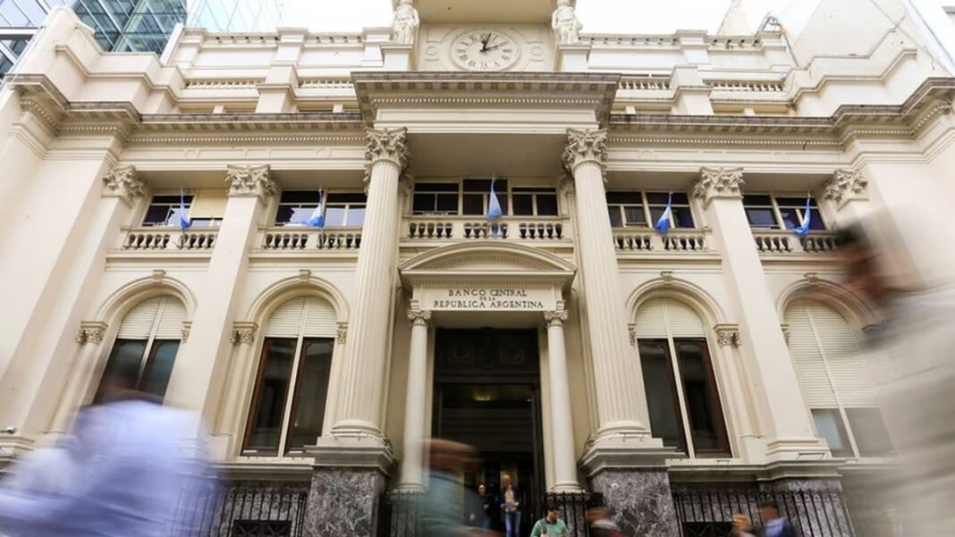Edificio del Banco Central de la República Argentina en la ciudad de Buenos Aires