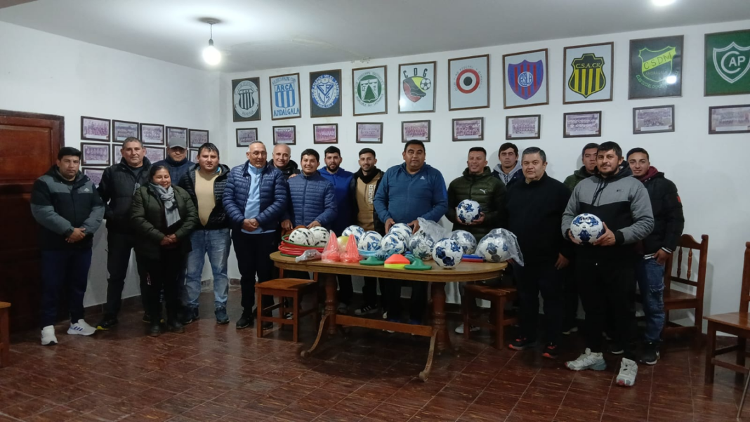 Entrenamiento de seleccionados Sub 13 y Sub 15 de la Liga Andalgalense