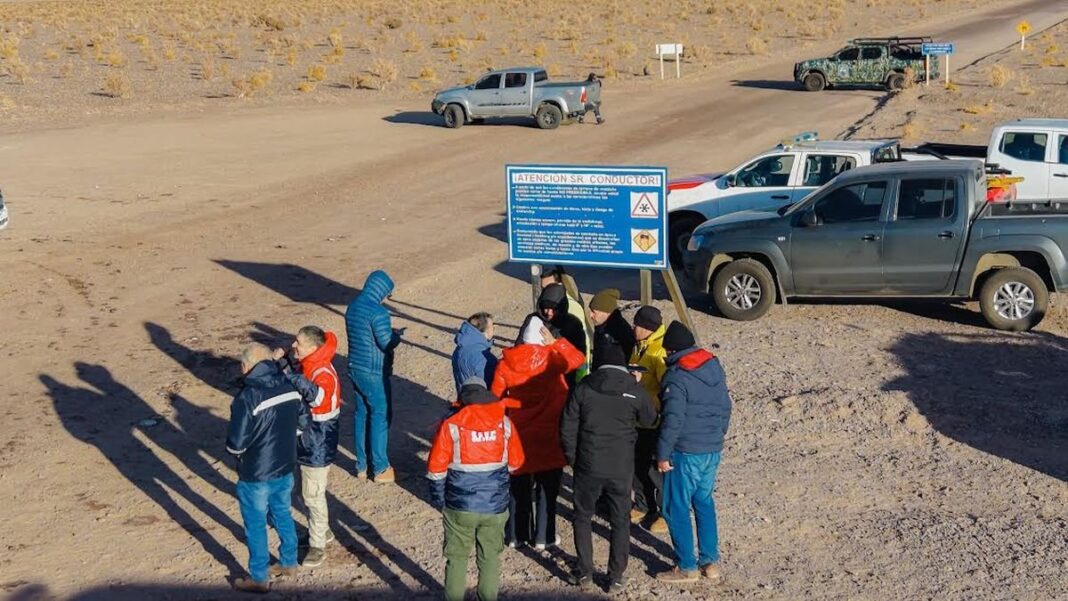 Operativo de rescate en cordillera catamarqueña