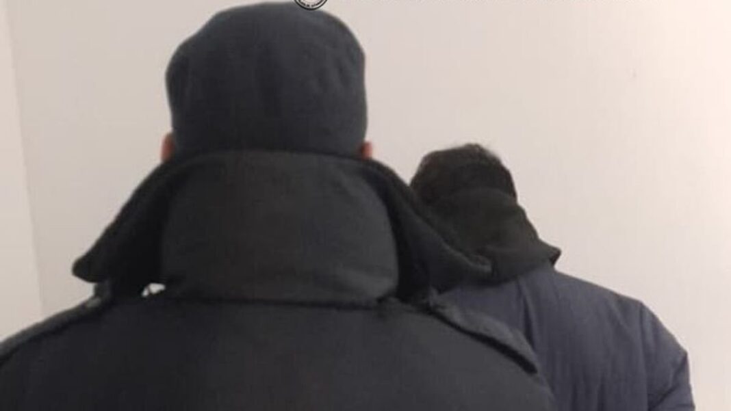 Efectivos policiales en la localidad de Las Pirquitas