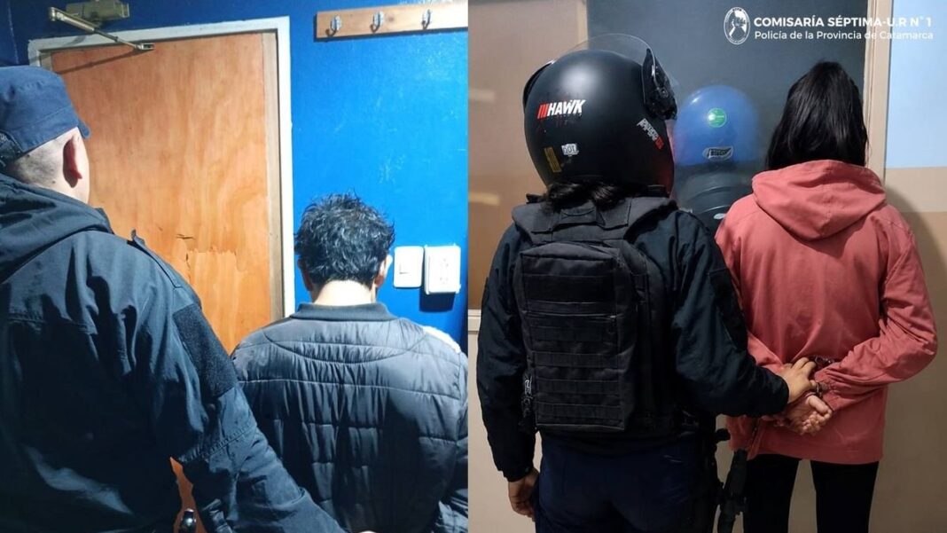 Policía detiene a dos sospechosos por robo de celular a jubilado en Catamarca