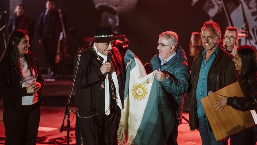 Vista del Predio Ferial durante la Fiesta del Poncho 2026 en Catamarca