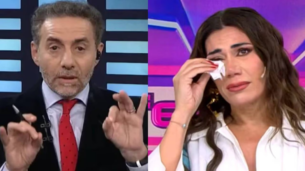 Flor de la V y Luis Majul en programas de televisión