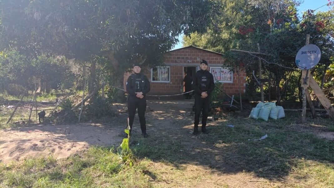 Imagen ilustrativa de una vivienda en Puerto Santa Ana, Misiones, donde ocurrió el hecho