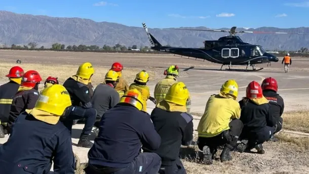 Helicóptero accidentado en San Juan