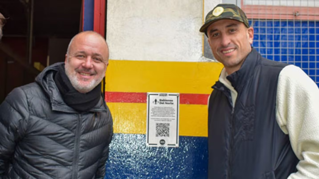 Fachada del club Bahiense del Norte en Bahía Blanca