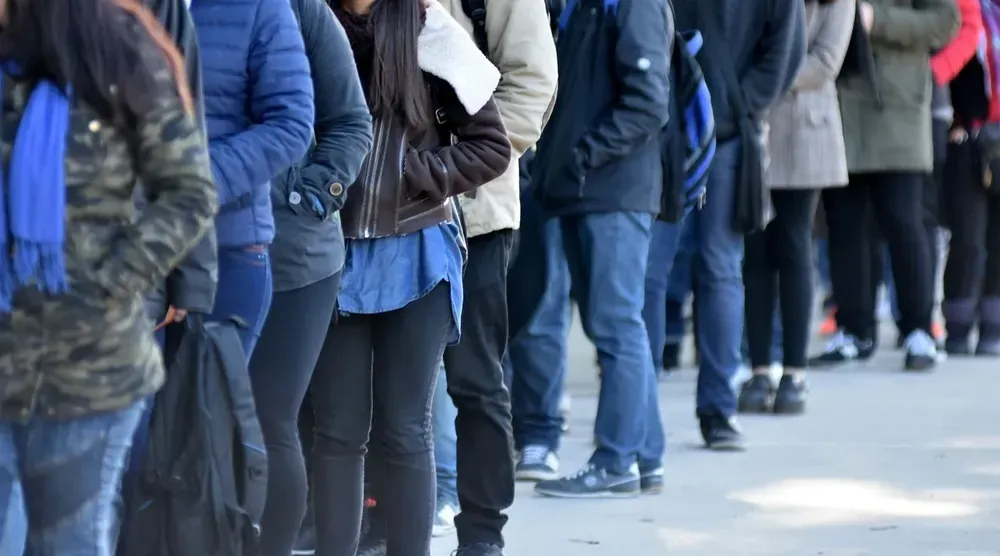 Gráfico sobre pérdida de empleos registrados en Argentina