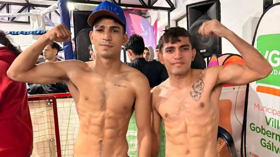Boxeadores catamarqueños Aaron Mercado y Mauricio Pereyra con medalla de bronce