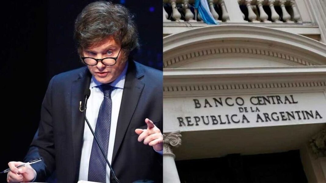 El presidente Javier Milei durante una entrevista de streaming
