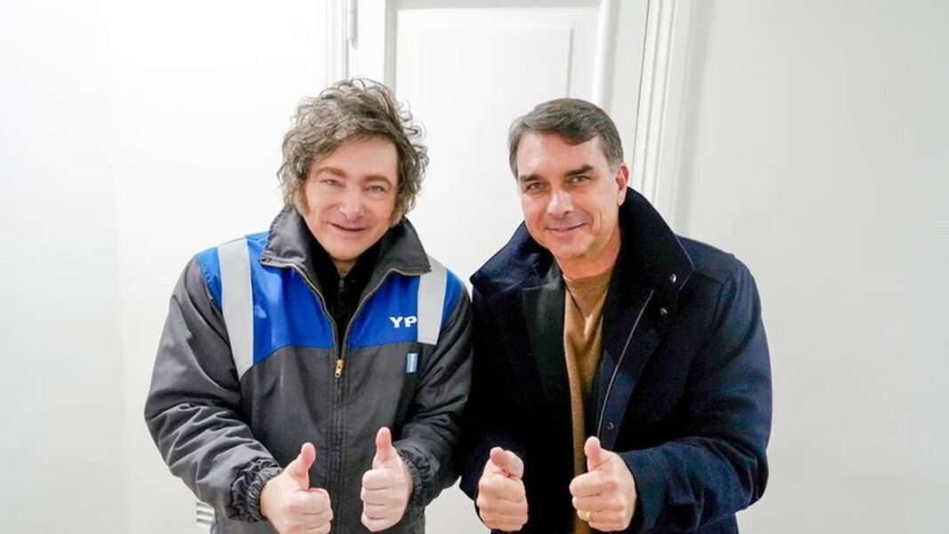 Presidente Javier Milei durante un acto oficial